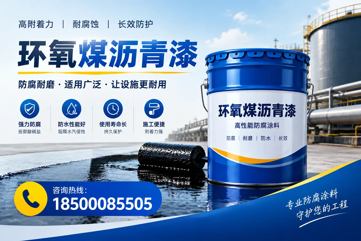 环氧煤沥青漆与其他涂料的对比分析,助力牡丹江企业决策